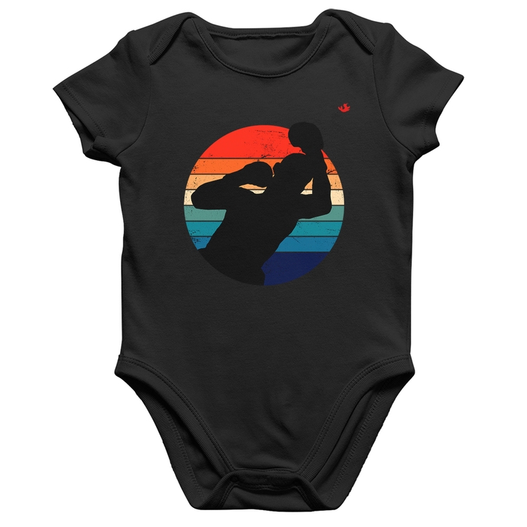 Body Bebê Algodão Boxe Vintage Sunset