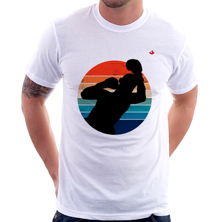 Camiseta Boxe Vintage Sunset