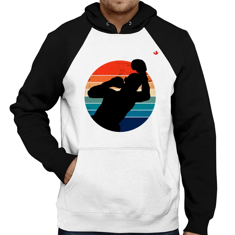 Moletom Boxe Vintage Sunset