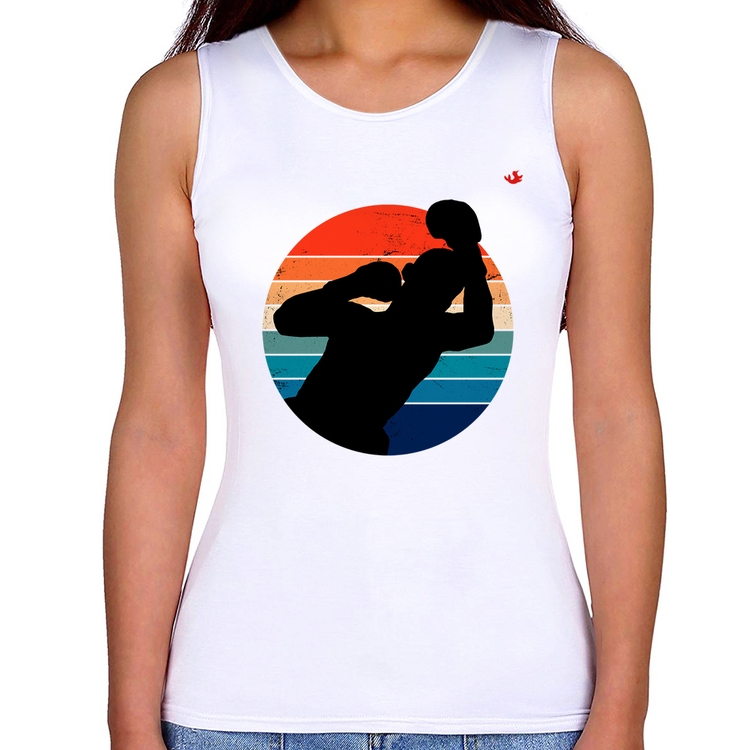 Regata Feminina Boxe Vintage Sunset