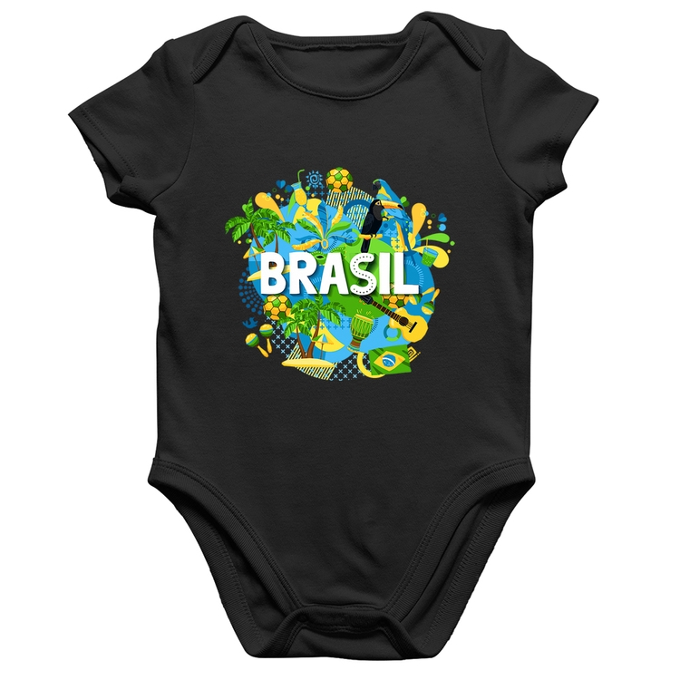 Body Bebê Algodão Brasil