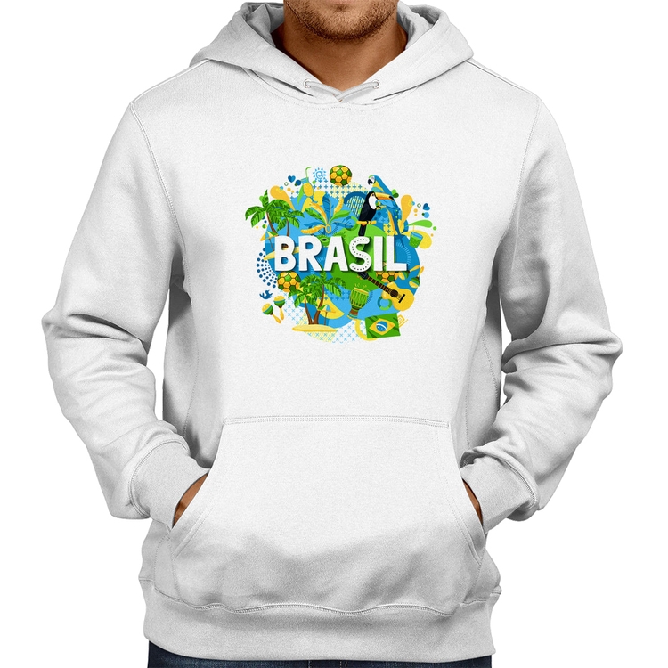 Moletom Brasil - Branco