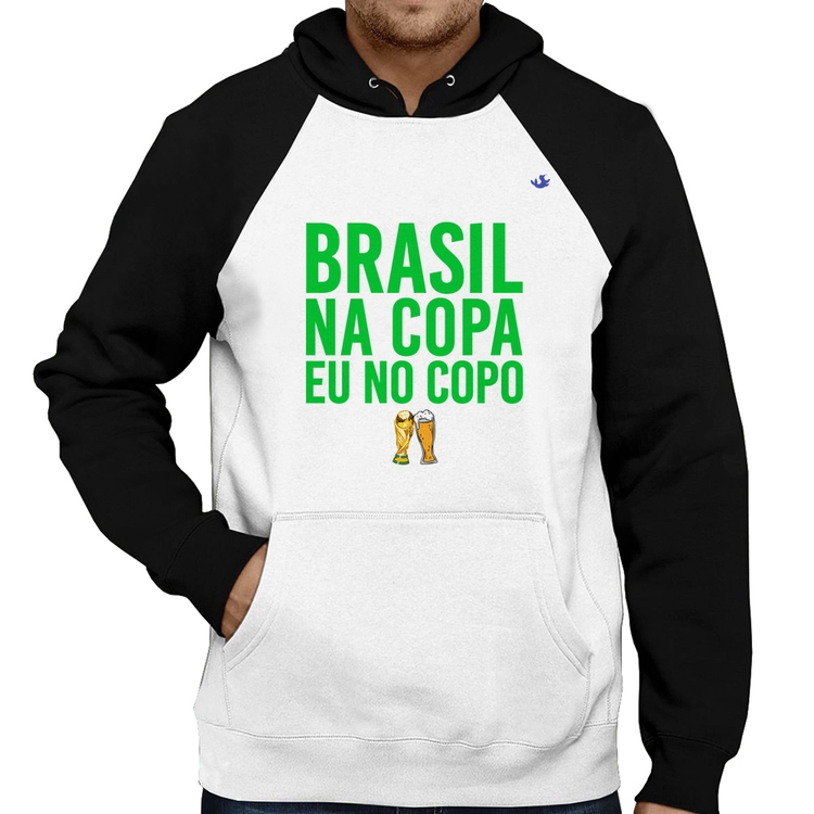 Moletom Brasil na Copa eu no copo