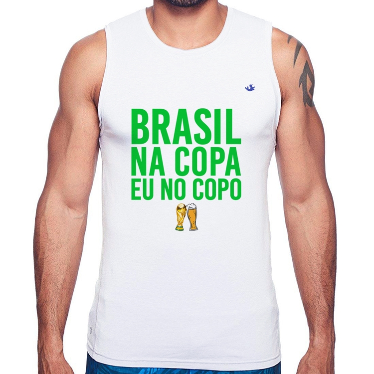 Regata Brasil na Copa eu no copo