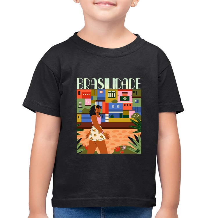 Camiseta Algodão Infantil Brasilidade