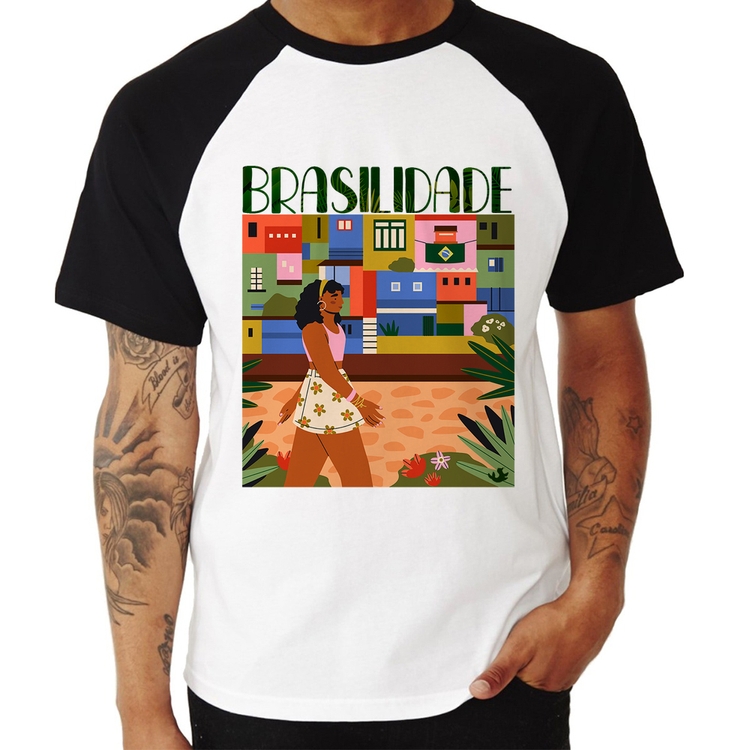 Camiseta Raglan Brasilidade