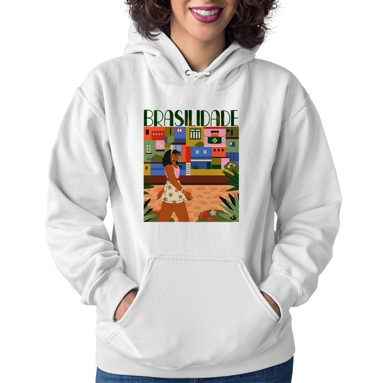 Moletom Feminino Brasilidade - Branco