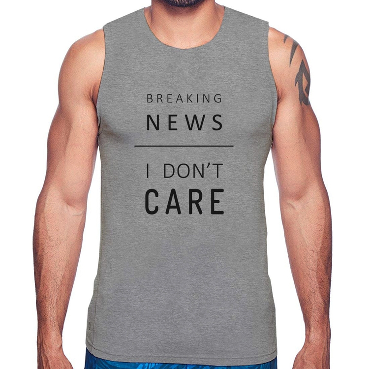 Regata Breaking news: I don't care - Cinza