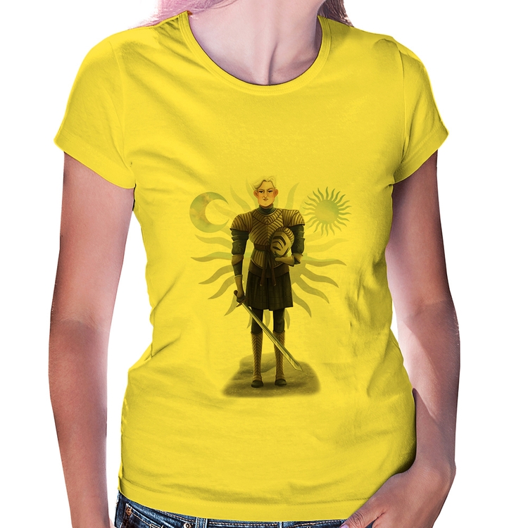 Baby Look Brienne of Tarth - Amarela