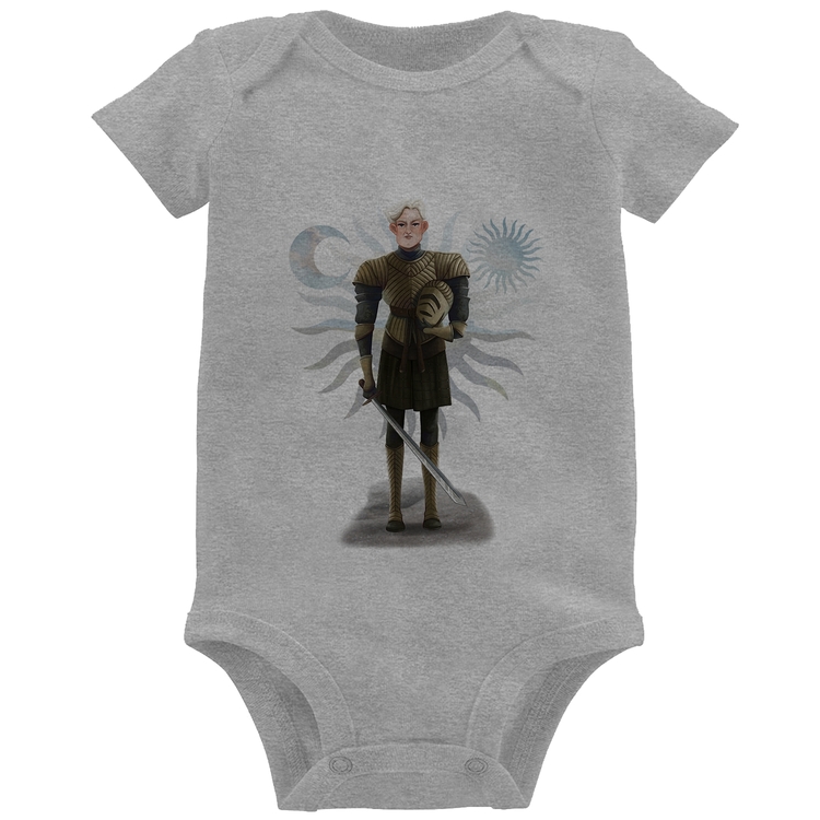 Body Bebê Brienne of Tarth - Cinza