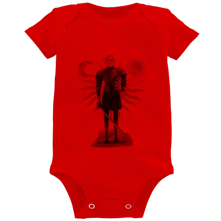 Body Bebê Brienne of Tarth - Vermelho