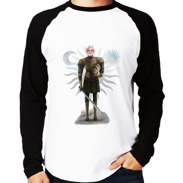 Camiseta Raglan Brienne of Tarth Manga Longa