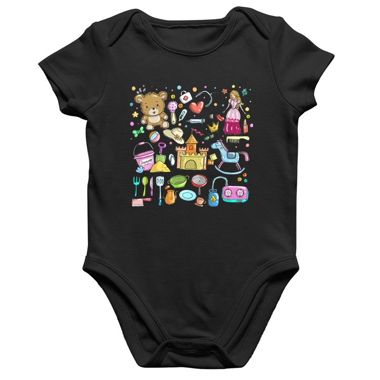 Body Bebê Algodão Brinquedos