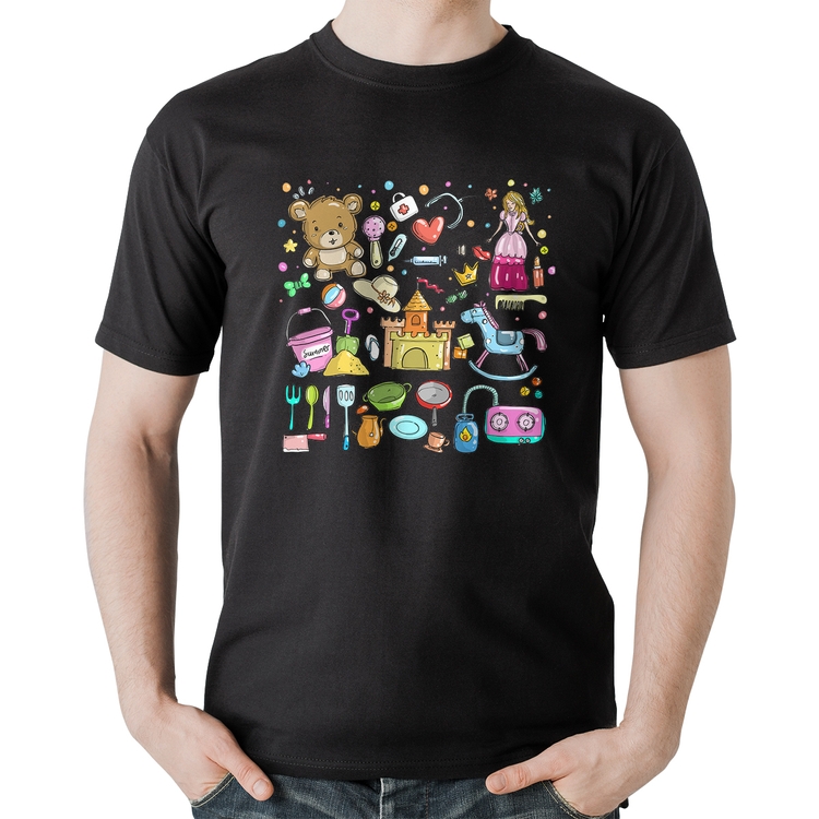 Camiseta Algodão Brinquedos