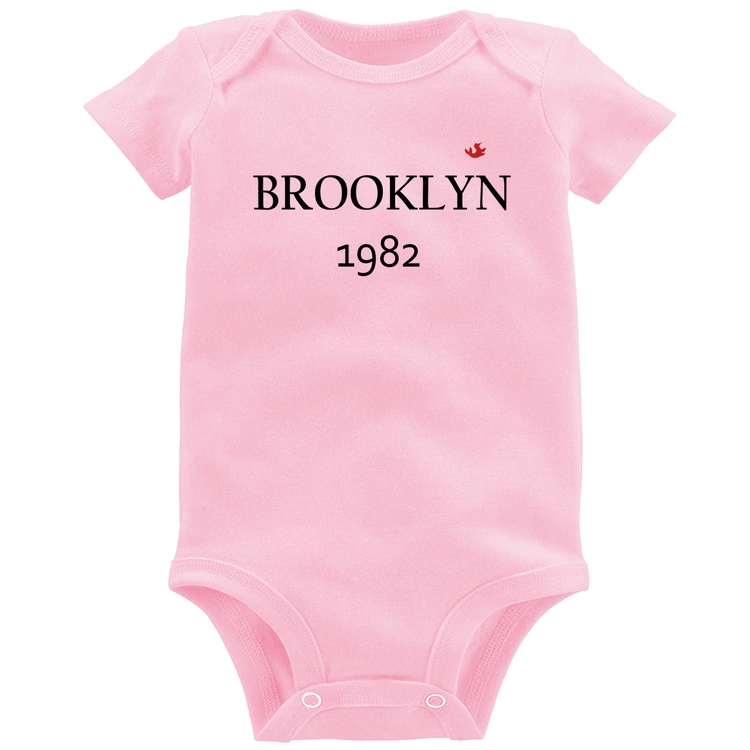 Body Bebê Brooklyn 1982 - Rosa Bebê