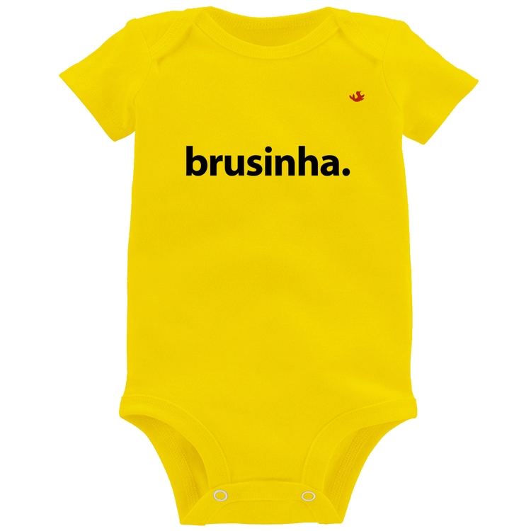 Body Bebê Brusinha - Amarelo