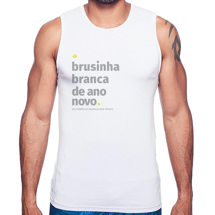Regata Brusinha branca de ano novo