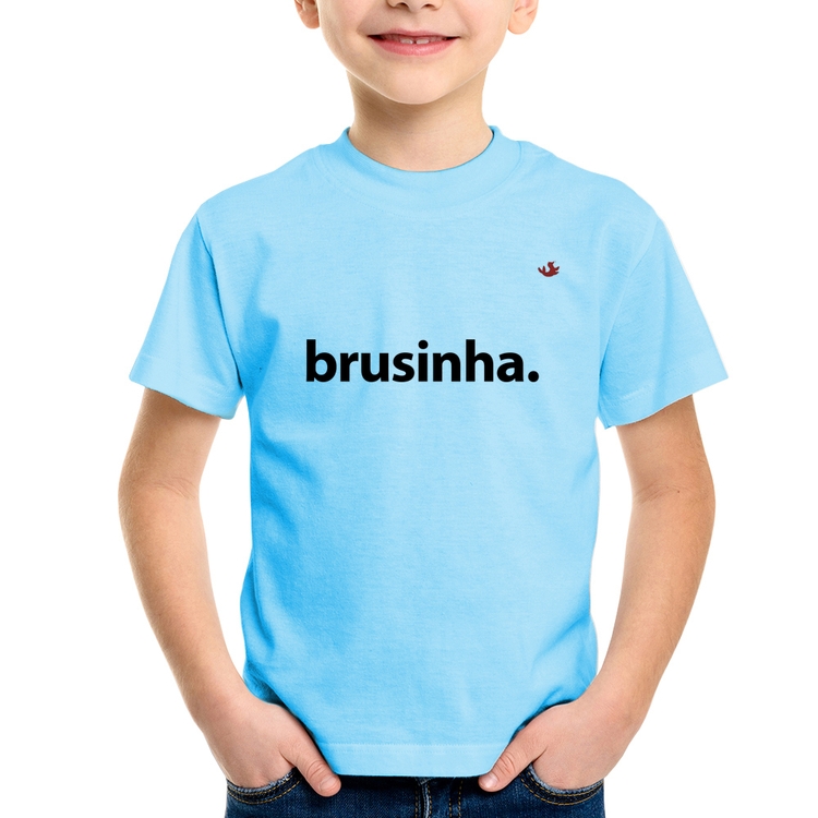 Camiseta Infantil Brusinha - Azul Bebê