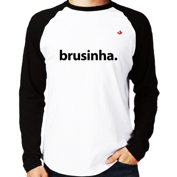 Camiseta Raglan Brusinha Manga Longa