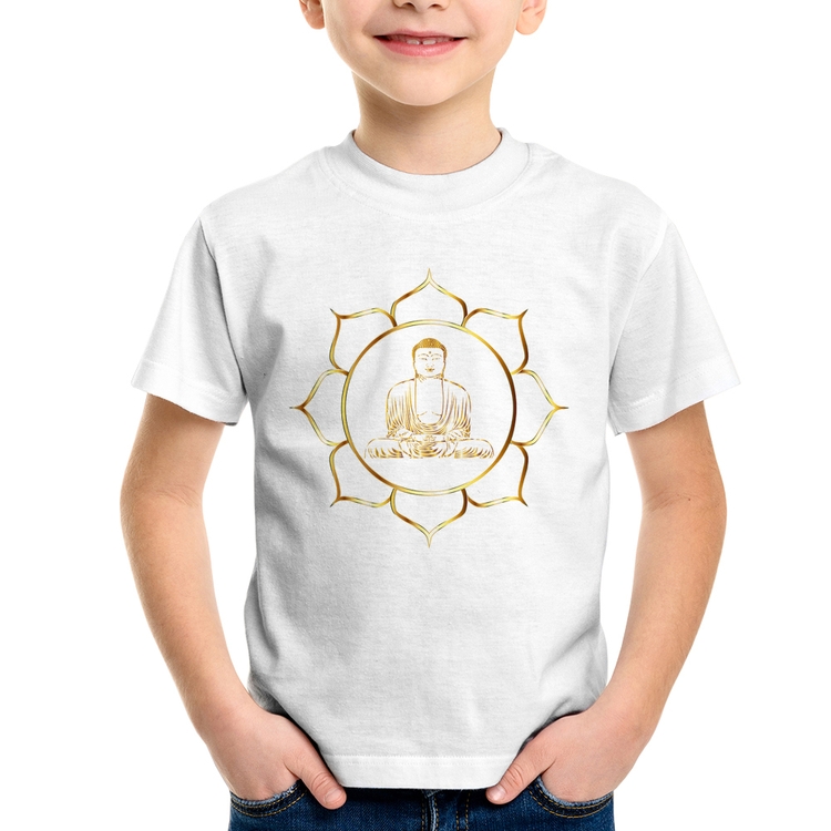 Camiseta Infantil Buda