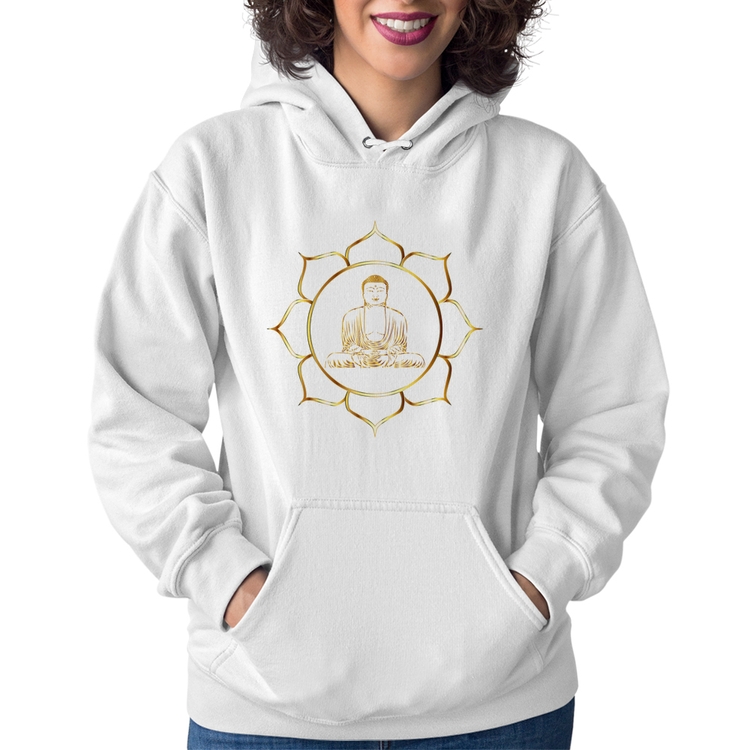 Moletom Feminino Buda - Branco