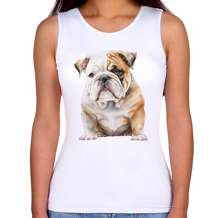 Regata Feminina Bulldog-Inglês