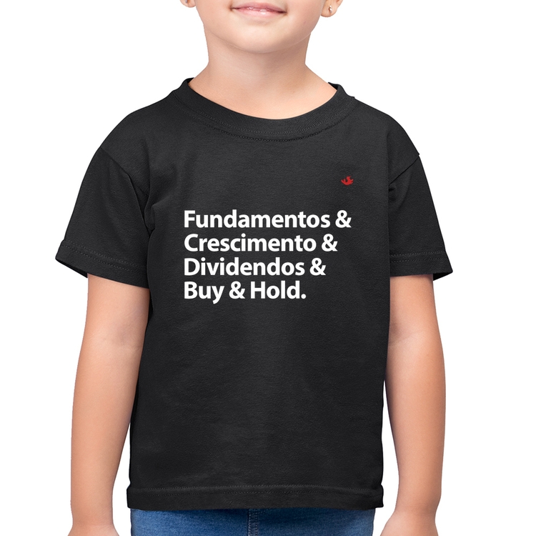 Camiseta Algodão Infantil Buy & Hold