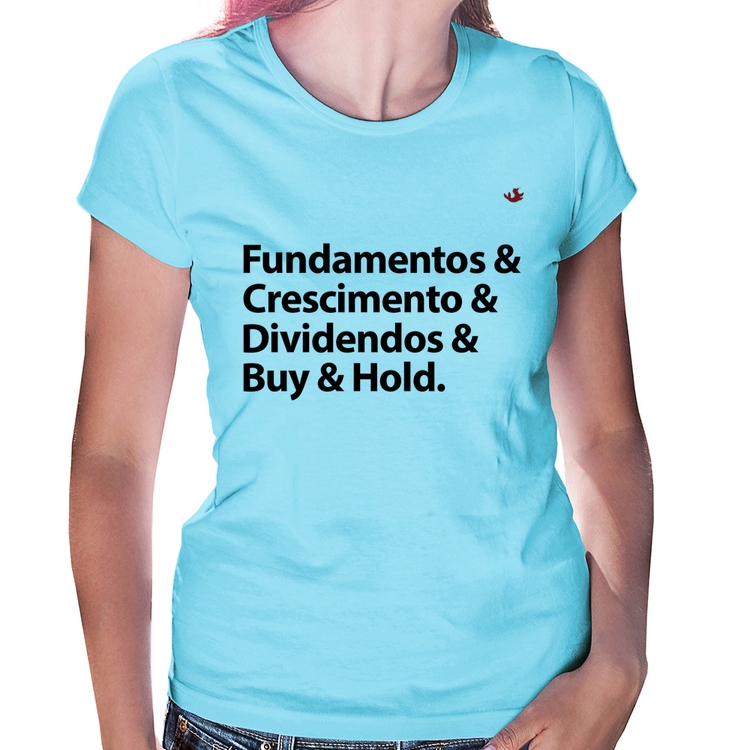 Baby Look Buy & Hold - Azul Bebê