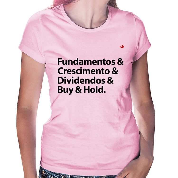 Baby Look Buy & Hold - Rosa Bebê