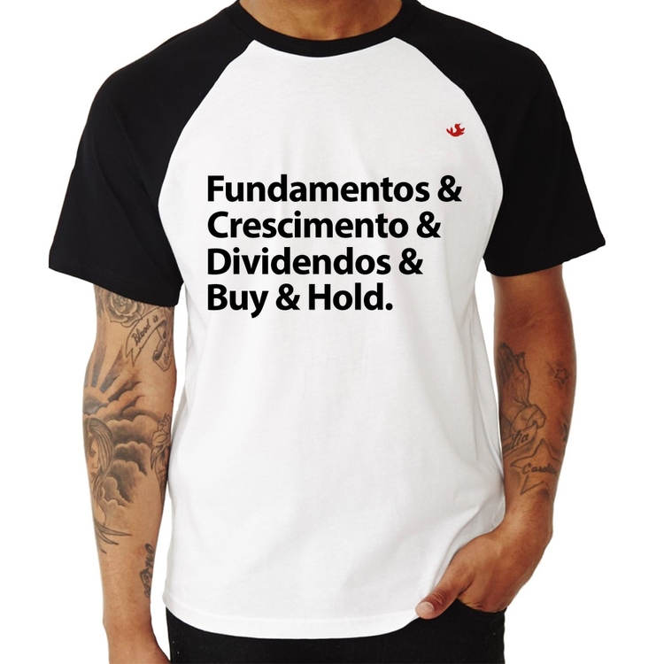 Camiseta Raglan Buy & Hold