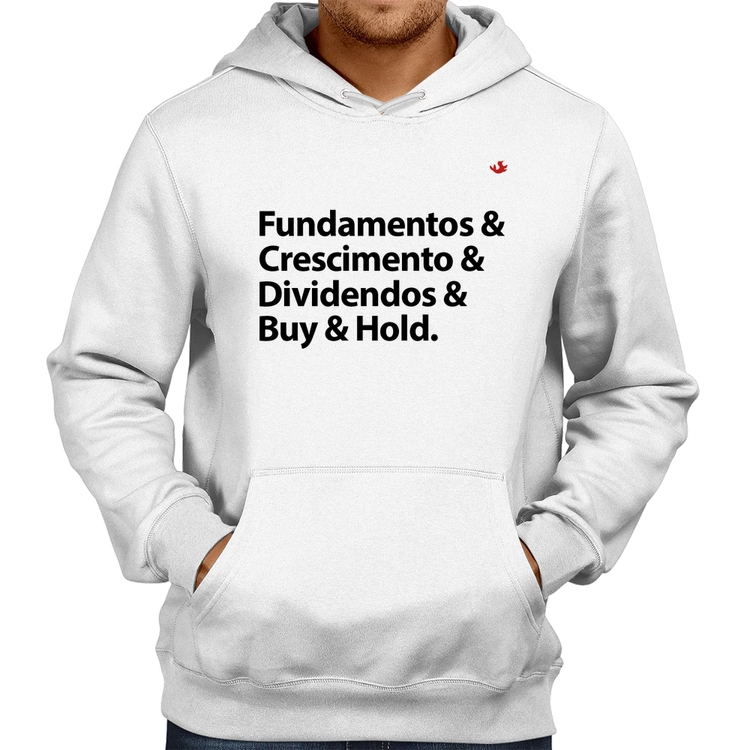 Moletom Buy & Hold - Branco