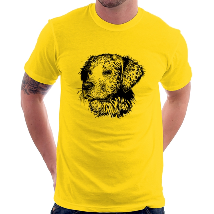 Camiseta Cãozinho - Amarela