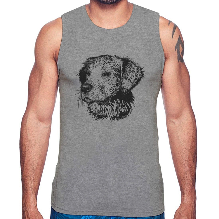 Regata Cãozinho - Cinza