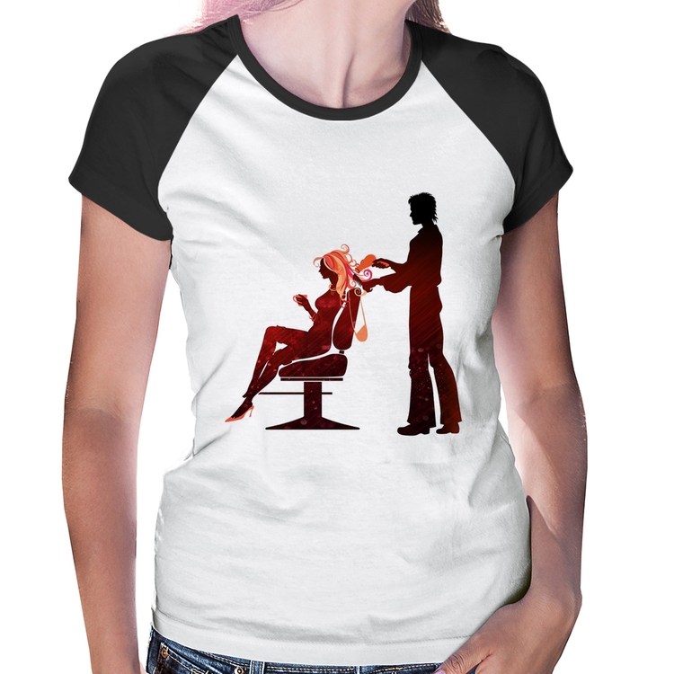 Baby Look Raglan Cabeleireiro