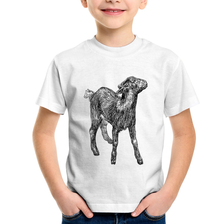 Camiseta Infantil Cabra