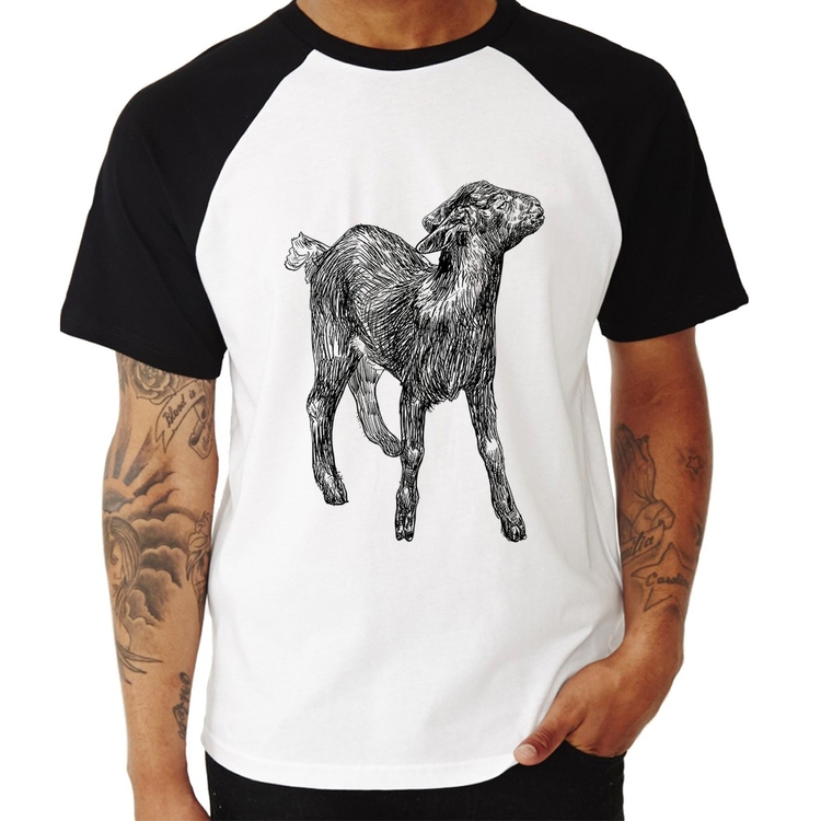 Camiseta Raglan Cabra