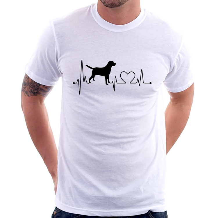 Camiseta Cachorro Batimentos Cardíacos