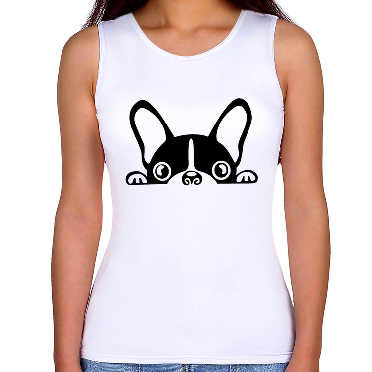 Regata Feminina Cachorro Boston Terrier