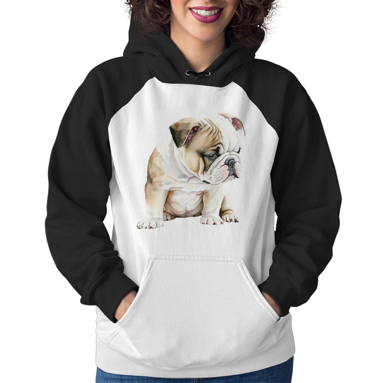 Moletom Feminino Cachorro Buldogue Inglês
