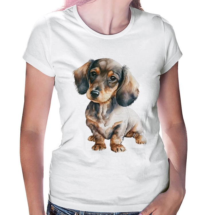 Baby Look Cachorro Dachshund