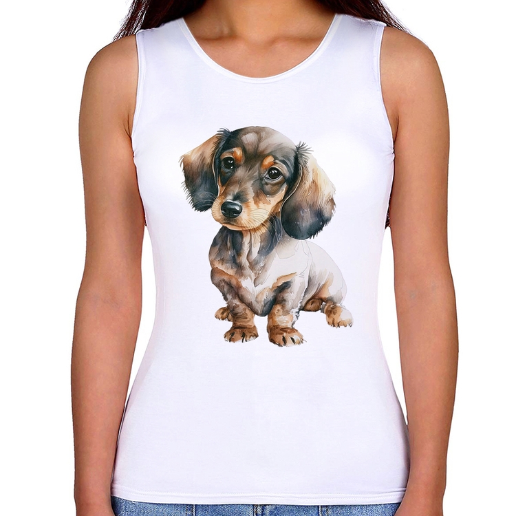 Regata Feminina Cachorro Dachshund