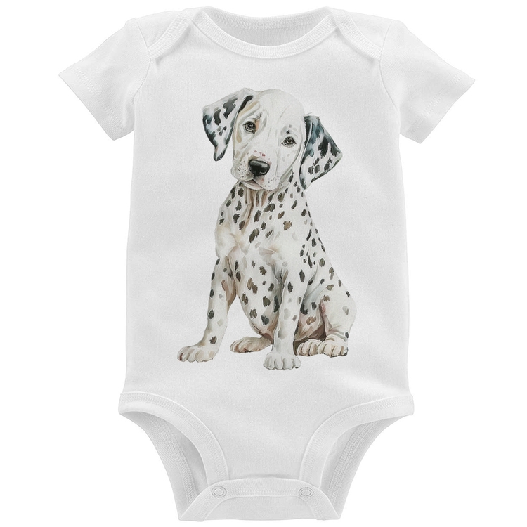 Body Bebê Cachorro Dálmata