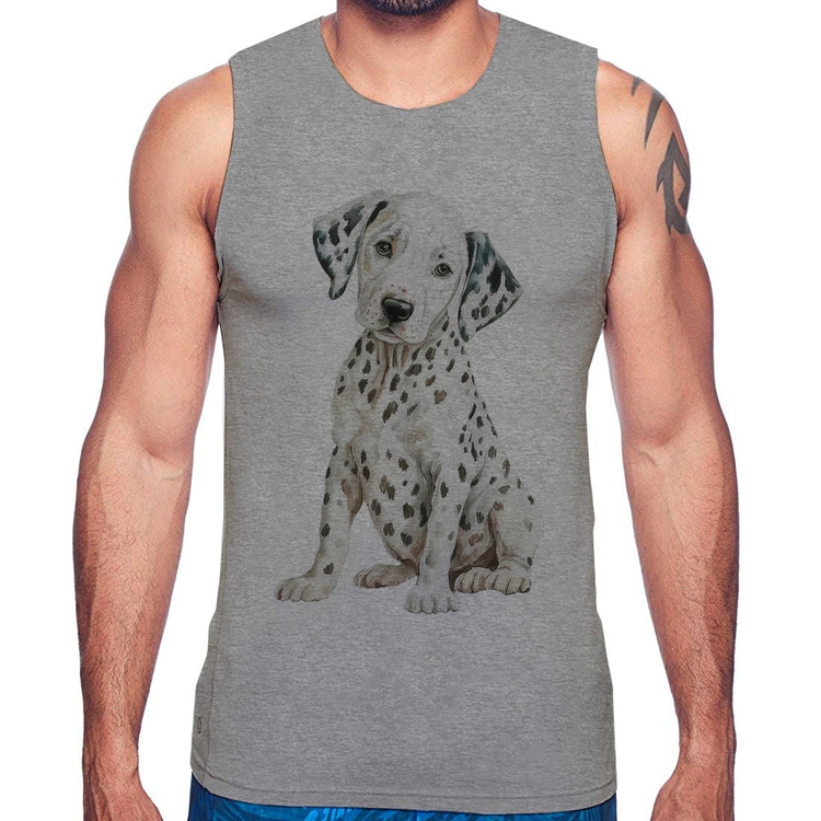 Regata Cachorro Dálmata - Cinza