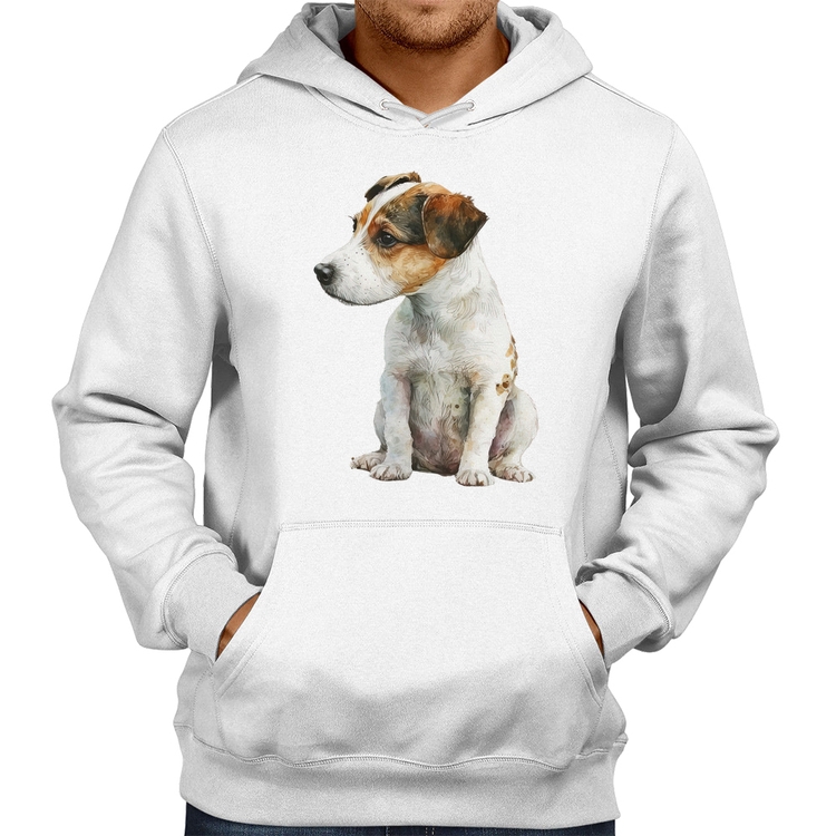 Moletom Cachorro Jack Russell Terrier - Branco
