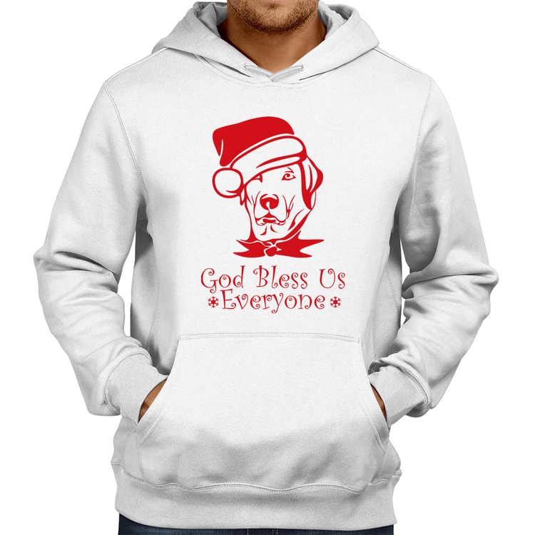 Moletom Cachorro Noel - Branco