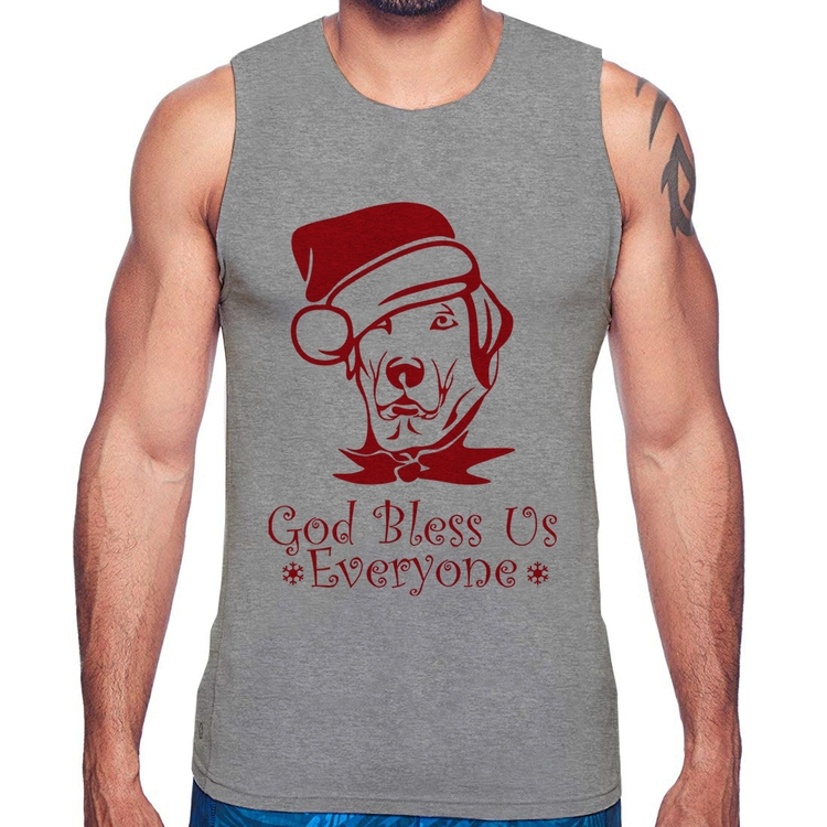 Regata Cachorro Noel - Cinza