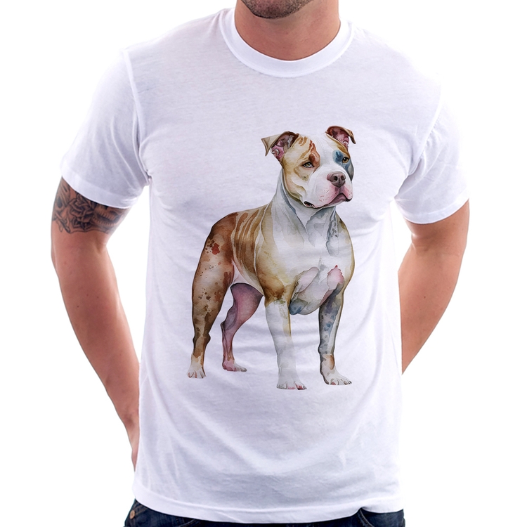 Camiseta Cachorro Pitbull