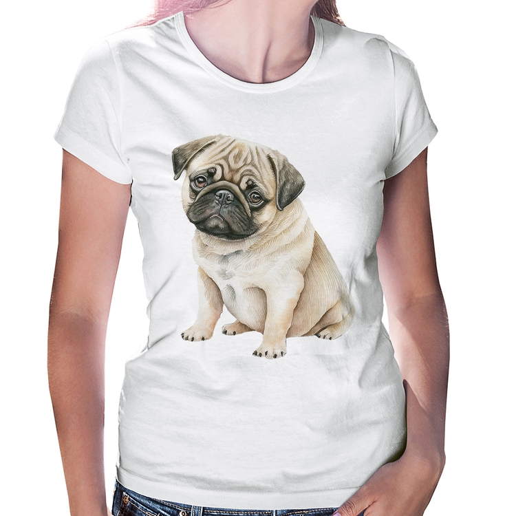Baby Look Cachorro Pug