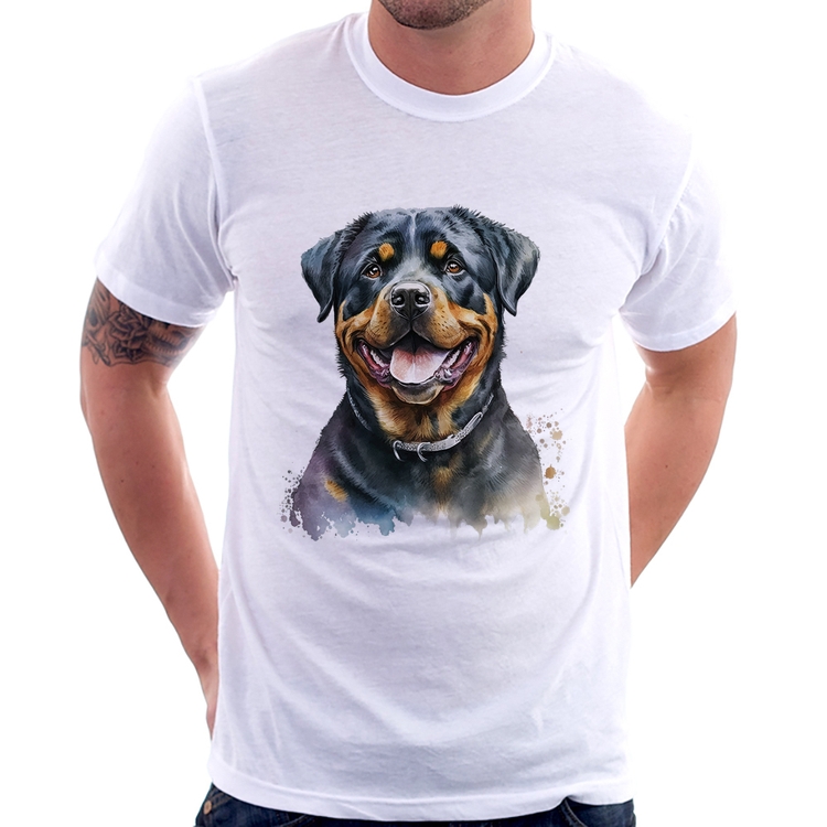 Camiseta Cachorro Rottweiler