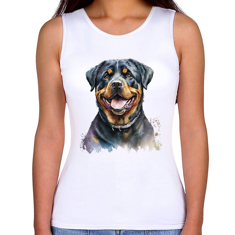 Regata Feminina Cachorro Rottweiler